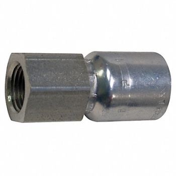 PARKER Crimp Fitting 3/4 I.D. 3/4 F NPTF, 21A808