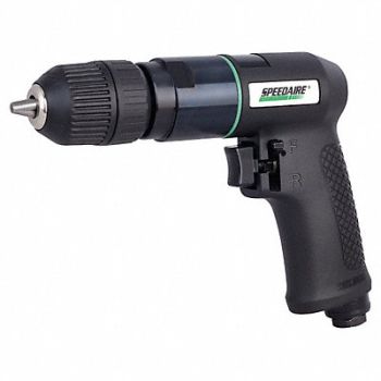 SPEEDAIRE Drill Air-Powered Pistol Grip 3/8 in, 21AA71