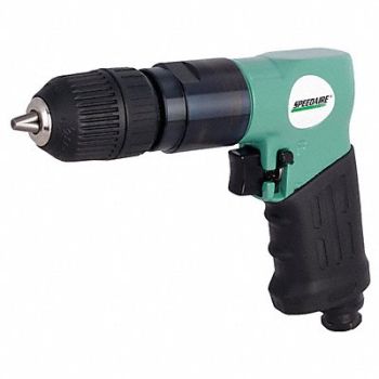 SPEEDAIRE Drill Air-Powered Pistol Grip 3/8 in, 21AA72