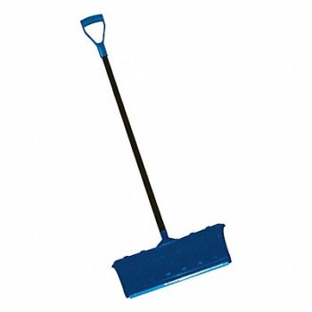 WESTWARD Snow Pusher Aluminum Poly Blade 22-1/4 W, 21AD02