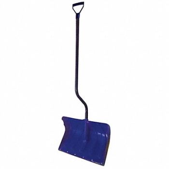 WESTWARD Snow Shovel Poly SS Blade 19-17/25 W, 21AD03