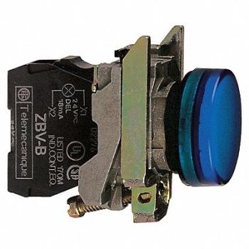 SCHNEIDER ELECTRIC Pilot Light Incan 120V Blue, 21AG03