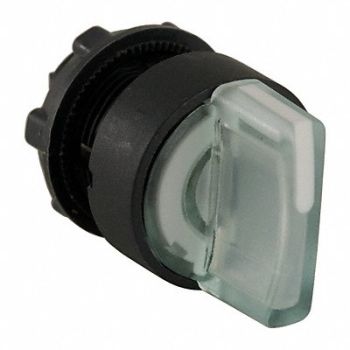 SCHNEIDER ELECTRIC Illum Selector Switch 3 Pos 22mm White, 21AG52