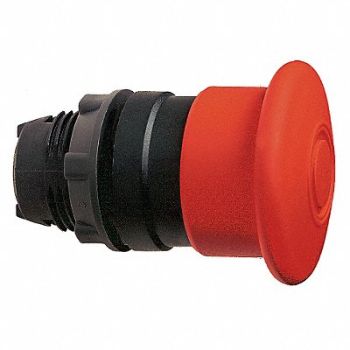 SCHNEIDER ELECTRIC H6977 Non-Illum Push Button Operator 22mm Red, 21AG93