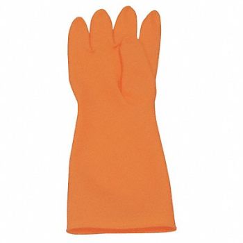 HONEYWELL NORTH Chem Resistant Gloves Orange Sz 11 PR, 21AN36