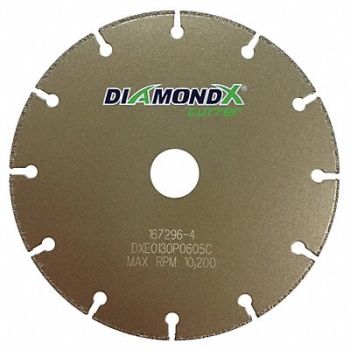 DIAMOND VANTAGE CutOff Wheel 5 x1/2 x7/8 12225rpm PK5, 21AP60