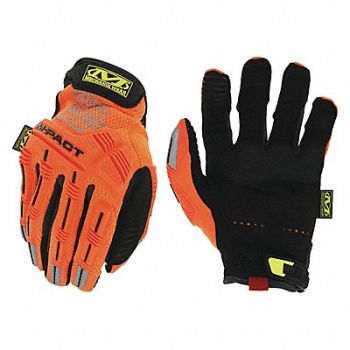MECHANIX WEAR Mechanics Gloves Orange 12 PR, 567P78