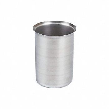 GRAINGER APPROVED Beveled Beaker 125mL SS, 3LDY5