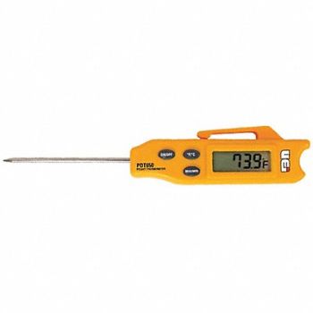 UEI TEST INSTRUMENTS Digital Pocket Thermometer LCD 3-1/4 L, 49EL80