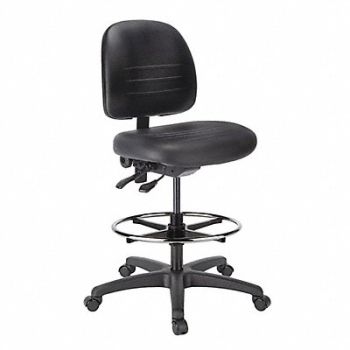 CRAMER Task Chair Poly Black 23 to 33 Seat Ht, 21D002