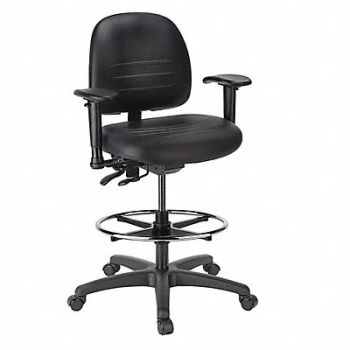 CRAMER Task Chair Poly Black 23 to 33 Seat Ht, 21D011