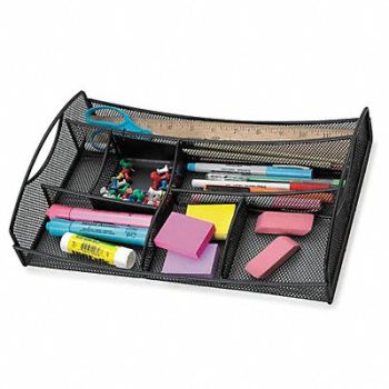 SAFCO Desk Drawer Organizer 7 Comp, 619T93
