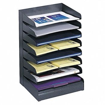 SAFCO Letter Tray/File Holder 8 Comp, 619U37