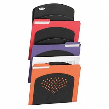 SAFCO Letter/Legal Size Wall Rack 7 Comp, 619W02