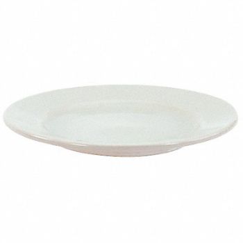 CRESTWARE Plate 7-1/4 in Bright White PK36, 21D212