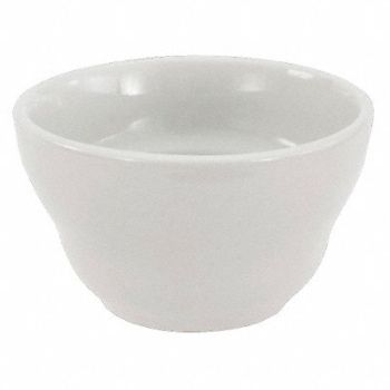 CRESTWARE Boullion Cup Bright White 7-1/2 oz PK48, 21D225