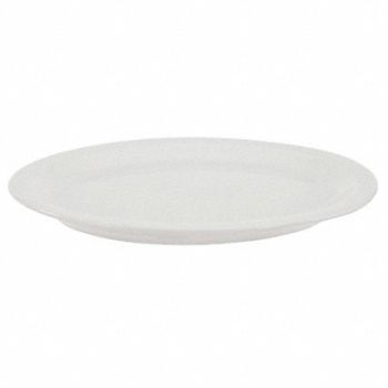 CRESTWARE Platter 13-1/2x10-5/8 In Alp Wht PK12, 21D248