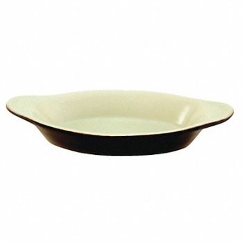CRESTWARE Rarebit Brown/White 8 oz PK36, 21D308