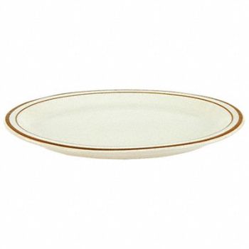 CRESTWARE Platter 11-1/2 x 9-5/8 in Brown PK24, 21D376