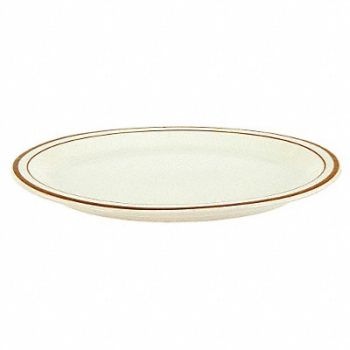 CRESTWARE Platter 13-1/2 x 10-5/8 in Brown PK12, 21D377