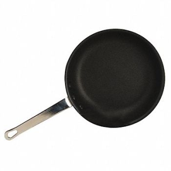 CRESTWARE Frying Pan w/Coating 10-1/2 in Alum, 21D611