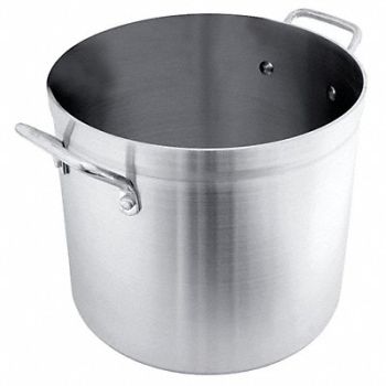 CRESTWARE Heavy Duty Stock Pot 60 qt Aluminum, 21D673