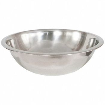 CRESTWARE Mixing Bowl Stainless Steel 20 qt., 21D733
