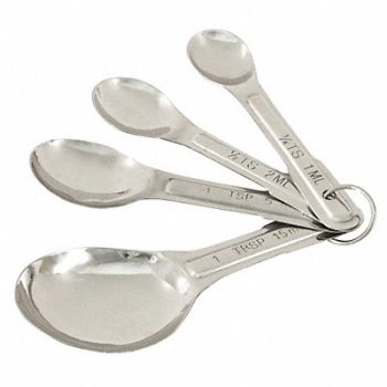 CRESTWARE Measuring Spoon Set Stainless Steel, 21D738