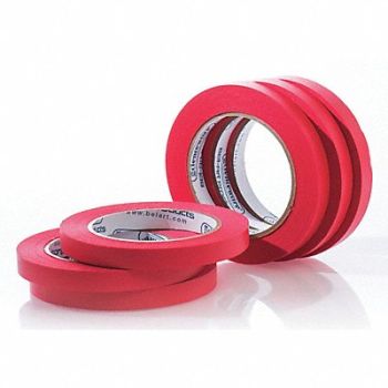 SP SCIENCEWARE Masking Tape 1/2 W 40 yd L Red PK6, 21DF47