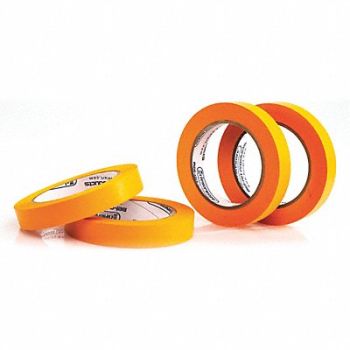 SP SCIENCEWARE Masking Tape 3/4 W 40 yd L Orange PK4, 21DF60
