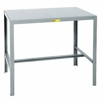 LITTLE GIANT Fixed Work Table Steel 48 W 24 D, 21E590