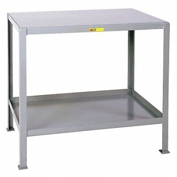 LITTLE GIANT Fixed Work Table Steel 60 W 30 D, 21E628