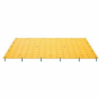 TUFTILE H4144 ADA Pad Yellow 4 ft x 2 ft, 21EH59
