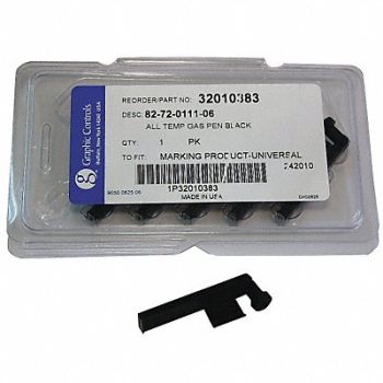 GRAPHIC CONTROLS Chart Recorder Pen Black PK6, 21EK61