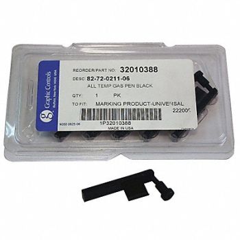 GRAPHIC CONTROLS Chart Recorder Pen Black PK6, 21EK64