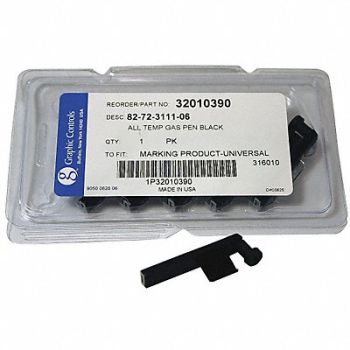 GRAPHIC CONTROLS Chart Recorder Pen Black PK6, 21EK69