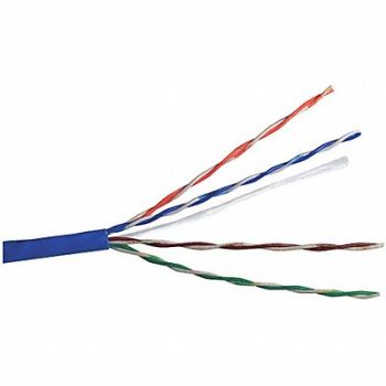 CAROL Data Cable Cat 5e 24 AWG 100ft Blue, 30YJ27