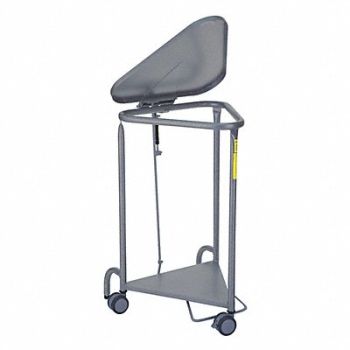 R B WIRE PRODUCTS INC. Laundry Hamper Cart 1 Comp Gry 3.5 cu ft, 21EP92