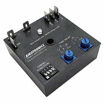 AIROTRONICS Encapsulated Timing Relay 12VDC 10A, 21EW85