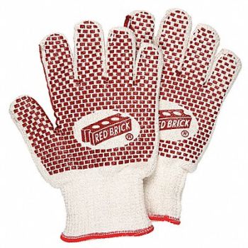 MCR SAFETY Knit Gloves S Beige PK12, 21EY13