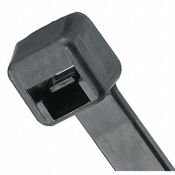 PANDUIT Cable Tie 8 in Black PK1000, 21F273