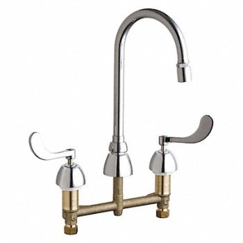 Gooseneck Chrome Chicago Faucets 786, 6XAF5