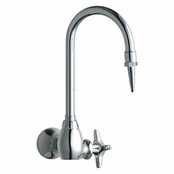 CHICAGO FAUCETS Single Inlet Cold Water Faucet, 21GG79