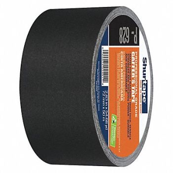 SHURTAPE Gaffers Tape Black 2 13/16inx54.5yd PK16, 21GX98