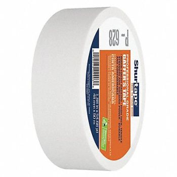 SHURTAPE Gaffer s Tape White 1 7/8inx54.5 yd PK24, 21GY04