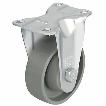 GRAINGER APPROVED Standard Plate Caster Rigid 330 lb., 21HJ98