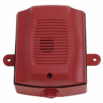 SYSTEM SENSOR Outdoor Horn Red, 21HN51
