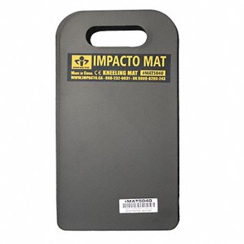 IMPACTO Kneeling Mat 16 x 8 in Black, 21NN37