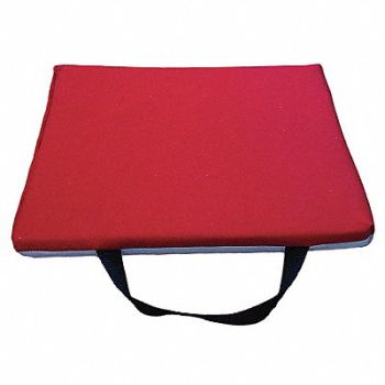 IMPACTO Kneeling Mat 12 x 24 in Red/Gray, 21NN43