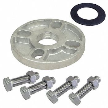 DAYTON Booster Pump Flange Kit 1-1/4 in NPT SS, 21R871